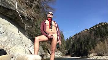 getting excited in the nudist canyon